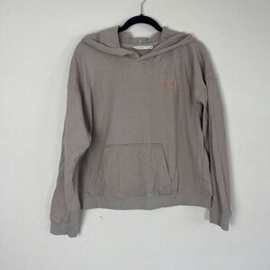 Lush “Forget Love” lightweight Grey/brown Color hoodie sweatshirt Pullover Med